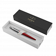 Ручка шариковая PARKER "Jotter Core Kensington Red CT", корпус красный, детали хром, синяя, 1953187 - 2