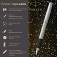 Ручка перьевая PARKER "Jotter Stainless Steel CT", корпус серебристый, детали хром, синяя, 2030946 - 8