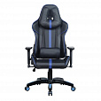 Кресло компьютерное BRABIX "GT Carbon GM-120", две подушки, экокожа, черное/синее, 531930 - 3