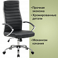 Кресло офисное BRABIX "Style EX-528", экокожа, хром, черное, 531947 - 19