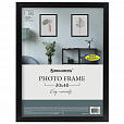 Рамка 30х40 см небьющаяся, аналог IKEA, багет 21 мм, МДФ, BRAUBERG "Idea", черная, 391373 - 1