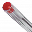 Ручка шариковая STAFF "Basic Budget BP-04", КРАСНАЯ, линия письма 0,5 мм, с штрихкодом, 143870 - 4