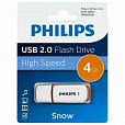 Флеш-диск 4 GB PHILIPS SNOW, разъем USB 2.0, оранжевый, FM04FD70B/97 - 3