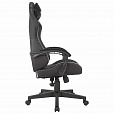 Кресло компьютерное BRABIX "Striker GM-121", синхромеханизм, 2 подушки, экокожа/велюр, черное, 532962 - 3