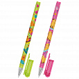 Ручка шариковая с принтом FUNSTER STICK "CUTE CAPY", СИНЯЯ, SOFT TOUCH покрытие, узел 0,7 мм, линия письма 0,35 м, 144393 - 1