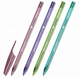 Ручки шариковые BRAUBERG X-30 COLOR MIX, КОМПЛЕКТ 12 ШТ., СИНИЕ, пишущий узел 1 мм, линия письма 0,5 мм, 144336 - 2