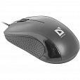 Мышь проводная DEFENDER Optimum MB-160, USB, 2 кнопки + 1 колесо-кнопка, оптическая, черная, 52160 - 4