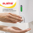 Дозатор для жидкого мыла LAIMA, НАЛИВНОЙ, 0,38 л, белый, ABS-пластик, 603923 - 14