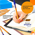Ручки шариковые BIC "Orange Fine", НАБОР 8 шт., СИНИЕ, линия письма 0,32 мм, пакет, 919228, 919228/516351 - 10