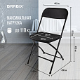 Стул складной BRABIX "Golf CF-002", черный каркас, пластик черный, 531563 - 19