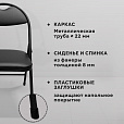 Стул складной РС94, черный каркас, кожзам черный, БП000012236 - 9