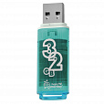 Флеш-диск 32 GB, SMARTBUY Glossy, USB 2.0, зеленый, SB32GBGS-G - 2