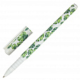 Ручка шариковая BRAUBERG SOFT TOUCH GRIP "TROPIC", СИНЯЯ, мягкое покрытие, узел 0,7 мм, 143719 - 1