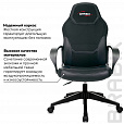 Кресло компьютерное BRABIX "Alpha GM-018", ткань/экокожа, черное, 532636, GM-018_532636 - 11