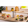 Чайник BOSCH TWK1M121, 1,7л, 2400Вт, закрытый нагревательный элемент, белый - 2