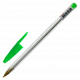 Ручка шариковая STAFF "Basic Budget BP-04", ЗЕЛЕНАЯ, линия письма 0,5 мм, с штрихкодом, 143871 - 2