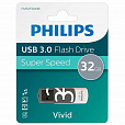 Флеш-диск 32 GB PHILIPS VIVID, разъем USB 3.0, черный, FM32FD00B/97 - 3