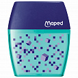 Точилка с контейнером MAPED (Франция) "Pixel Party", 2 отверстия, яркий цвет корпуса, 035023 - 2