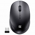Мышь беспроводная DEFENDER Auris MB-027, USB, 3 кнопки + 1 колесо-кнопка, оптическая, черная, 52027 - 1