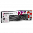 Клавиатура проводная DEFENDER Element HB-520, USB, 104 клавиши + 3 дополнительные клавиши, черная, 45522 - 7
