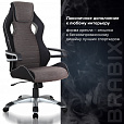 Кресло компьютерное BRABIX "Techno GM-002", ткань, черное/серое, вставки белые, 531815 - 11
