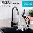 Чайник SCARLETT SC-EK27G10, 1,7 л, 1800 Вт, закрытый нагревательный элемент, стекло, черный - 10