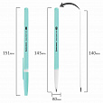Ручка шариковая BRAUBERG "Офисная" PASTEL COLOR, СИНЯЯ, корпус ассорти, пишущий узел 1 мм, линия письма 0,5 мм, 144199 - 7
