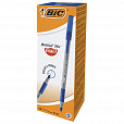Ручка шариковая с грипом BIC "Round Stic Exact", СИНЯЯ, корпус серый, узел 0,7 мм, линия письма 0,28 мм, 918543 - 8