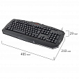 Клавиатура проводная SONNEN Q9M, USB, 104 клавиши + 10 мультимедийных, RGB, черная, 513511 - 6