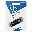 Флеш-диск 16 GB SMARTBUY Twist USB 2.0, черный, SB016GB2TWK - 7