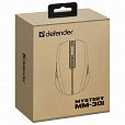 Мышь беспроводная бесшумная DEFENDER Mystery MM-301 LED, 5 кнопок + колесо-кнопка, фиолетовая, 52301 - 8