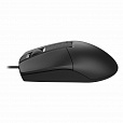 Мышь проводная A4TECH OP-330, USB, 2 кнопки + 1 колесо-кнопка, оптическая, черная, 1530236 - 3