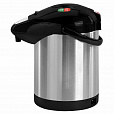 Термопот SONNEN TP-28, 3 л, 900 Вт, 1 температурный режим, ручной насос, сталь, черный/серебро, 456712 - 3