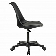 Кресло стул BRABIX "Eames MG-310 PL", пластик черный, экокожа черная, 532927 - 3