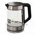 Чайник SCARLETT SC-EK27G101, 1,8 л, 2200 Вт, закрытый нагревательный элемент, стекло, черный - 1