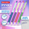 Ручка шариковая автоматическая С УДЛИНЕННЫМ ГРИПОМ BRAUBERG "MAXI LONG RT", СИНЯЯ, игольчатый узел 0,5 мм, линия письма 0,35 мм, 144457 - 3