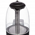 Чайник SCARLETT SC-EK27G11, 1,7 л, 2200 Вт, закрытый нагревательный элемент, стекло, черный - 5