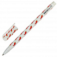 Ручка шариковая BRAUBERG SOFT TOUCH STICK "CHILI PEPPER", СИНЯЯ, мягкое покрытие, узел 0,7 мм, 143708 - 2