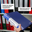 Папка 40 вкладышей BRAUBERG стандарт, синяя, 0,7 мм, 221603 - 11