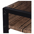 Стол на металлокаркасе BRABIX "LOFT CD-003", 640х420х840 мм, цвет морёный дуб, 641215 - 9