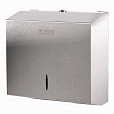 Диспенсер для полотенец LAIMA PROFESSIONAL INOX, (Система H3) V-сложения, нержавеющая сталь, матовый, 605696 - 1