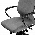 Кресло МЕТТА "ErgoLife" 10 B1-162K, пластик, синхромеханизм, ткань, темно-серое - 8