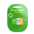 Батарейка аккумуляторная GP ReEnergy Ni-Mh 1 шт Крона (20R8H 9V) 200 mAh, 20R8HRGY-2C, 20R8HRGY-2CRCB1 - 4