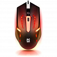 Мышь проводная DEFENDER Flash MB-600L, 800-1200 dpi, 4 кнопки + 1 колесо-кнопка, оптическая, черная, 52600 - 1