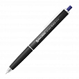 Ручка шариковая автоматическая BRAUBERG "OIL-BASE BLACK", СИНЯЯ, пишущий узел 0,5 мм, линия письма 0,3 мм, 144499 - 1