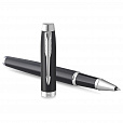 Ручка-роллер PARKER "IM Essential Muted Black CT", корпус черный матовый, хромированные детали, черная, 2143634 - 3