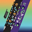 Ручка шариковая с принтом FUNSTER STICK "MONSTERS", СИНЯЯ, SOFT TOUCH покрытие, узел 0,7 мм, линия 0,35 мм, 144390 - 2