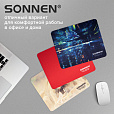 Коврик для мыши SONNEN "RED", резина + ткань, 220х180х3 мм, 513306 - 11