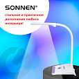 Настольная лампа-светильник SONNEN OU-147, подставка, светодиодная, 5 Вт, белый/фиолетовый, 236672 - 9