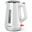 Чайник BOSCH TWK1M121, 1,7л, 2400Вт, закрытый нагревательный элемент, белый - 1